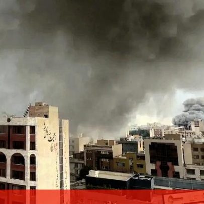 Explosões e nuvens de fumo atingem várias zonas de Teerão