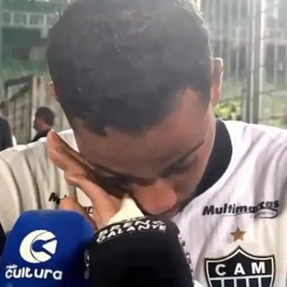 Renan Lodi desaba em lágrimas ao dedicar vitória à avó