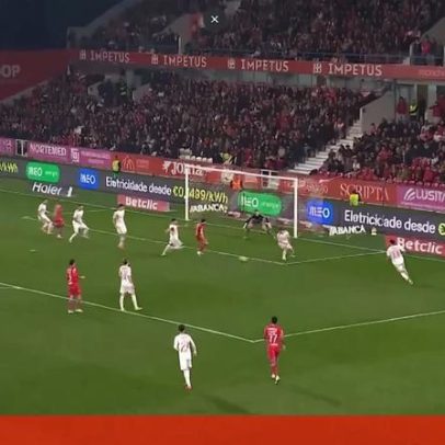 Benfica surpreendido por lançamento lateral rápido que empatou com o Gil Vicente