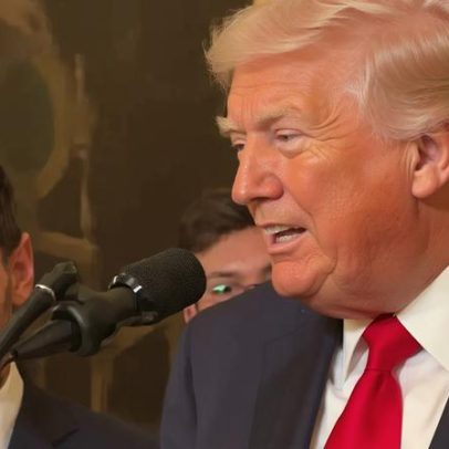 Trump diz a Messi que o filho é fã dele e de Cristiano Ronaldo