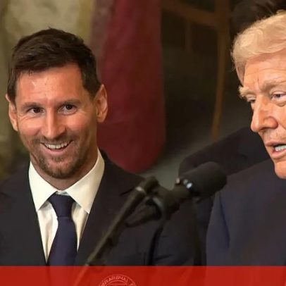 Trump compara Messi a Pelé durante cerimônia na Casa Branca