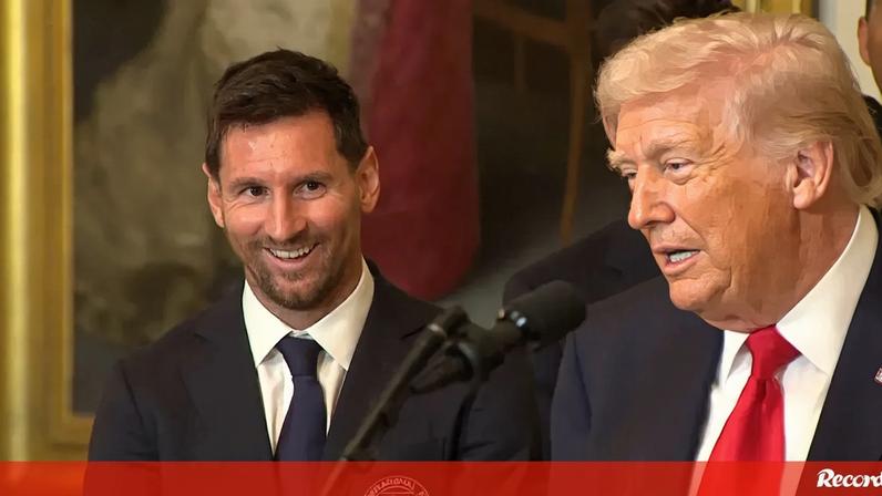 «Quem é o melhor?»: Trump compara Messi a Pelé durante cerimónia na Casa Branca