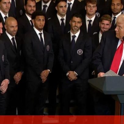 Trump parabeniza Messi na Casa Branca pela conquista da MLS