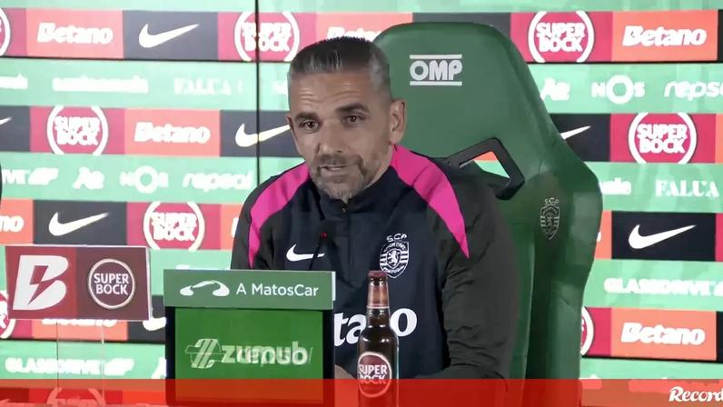 Rui Borges: «Trincão foi dos jogadores que mais me impressionou»