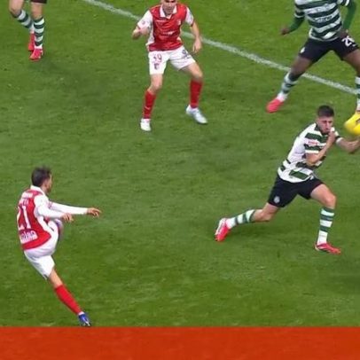 Penálti nos descontos permite empate do Sp. Braga com o Sporting