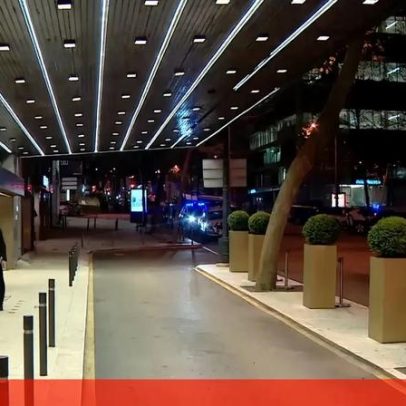 Adeptos do FC Porto em Lisboa gritam golo do Sp. Braga frente ao Sporting