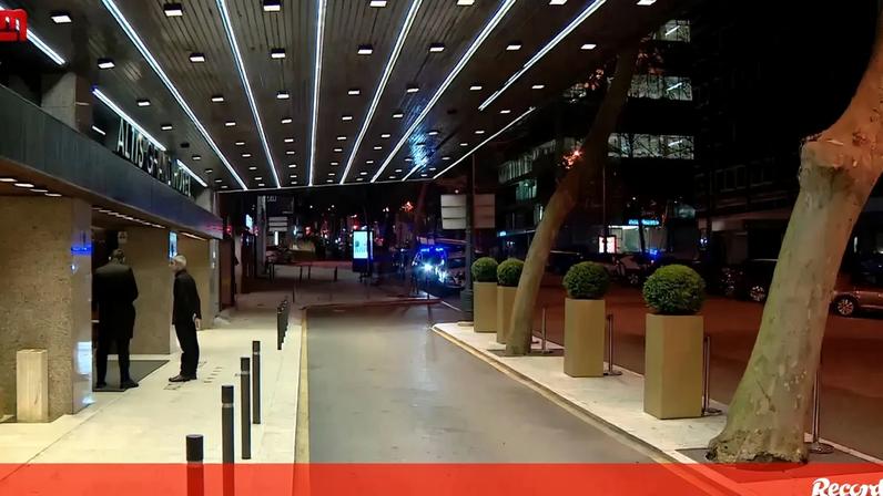 Imagens captadas pela CMTV no Hotel Altis, em Lisboa