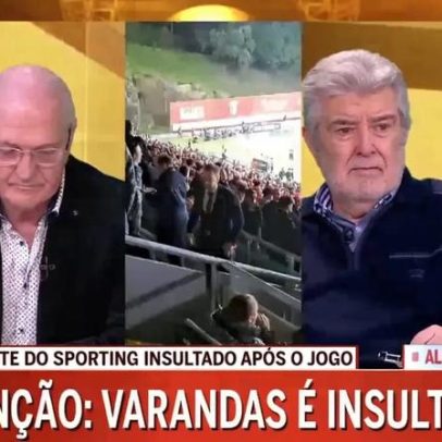 Momento de tensão entre Varandas e adepto do Sp. Braga, comenta Vítor Pinto