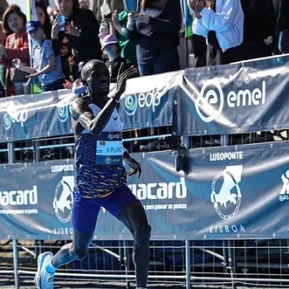 Kiplimo em Lisboa para provar que bateu o recorde no ano passado