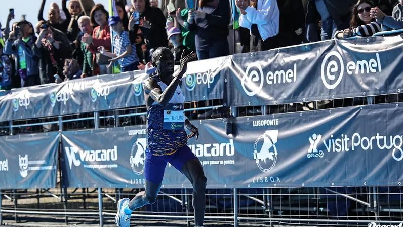 Kiplimo em Lisboa para provar que bateu o recorde no ano passado