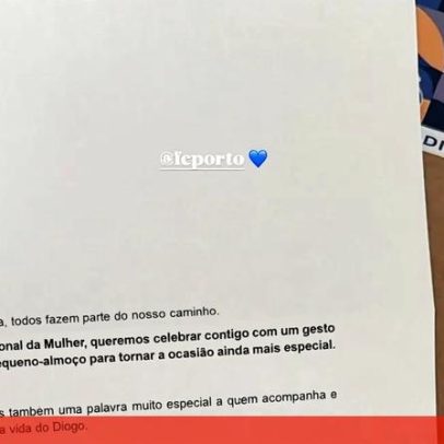 FC Porto surpreende as mulheres dos jogadores no Dia da Mulher e no clássico