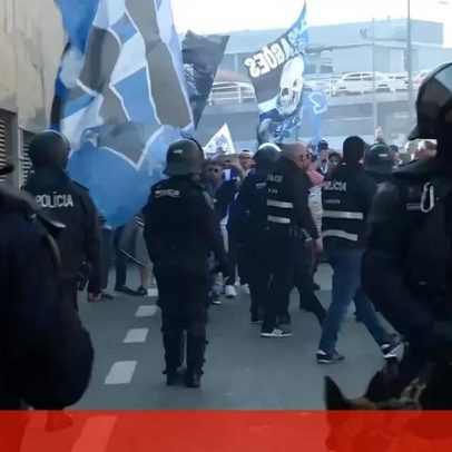 Tensão entre polícia e adeptos do FC Porto