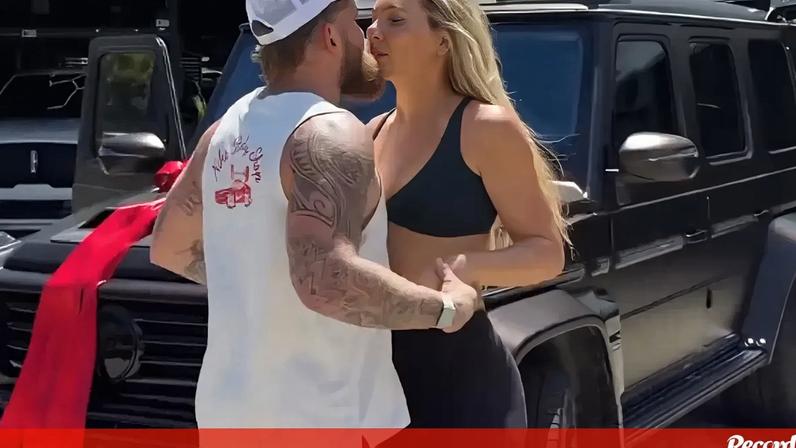 Jake Paul oferece Mercedes de mais de meio milhão à noiva Jutta Leerdam