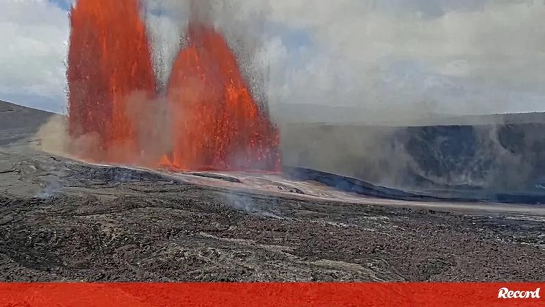 O vulcão Kilauea, no Havai, voltou a entrar em erupção, esta terça-feira. Esta foi a 43.ª vez que entrou em erupção desde dezembro de 2024.