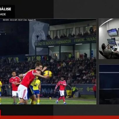 Penálti decide vitória do Arouca sobre o Benfica por braço não natural