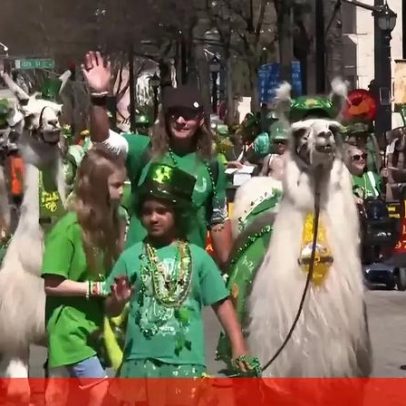 Atlanta celebra o St. Patrick's Day com desfile pelas ruas
