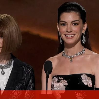 Anne Hathaway e Anna Wintour arrancam gargalhadas na cerimónia dos Óscares
