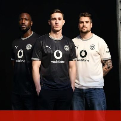Borussia Dortmund celebra centenário do Stadion Rote Erde com equipamento