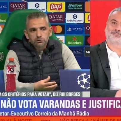 Se Rui Borges pudesse votar, avaliaria preferência entre Varandas e Borges