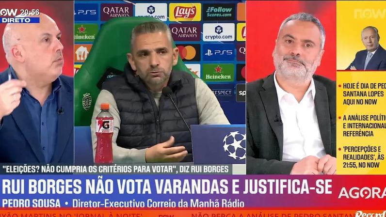 Se Rui Borges pudesse votar, avaliaria preferência entre Varandas e Borges