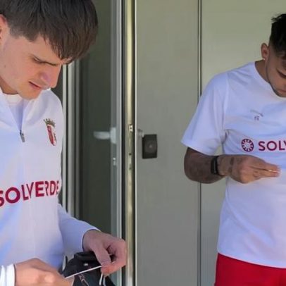 Plantel do Sp. Braga recebe mensagens especiais antes do jogo de amanhã