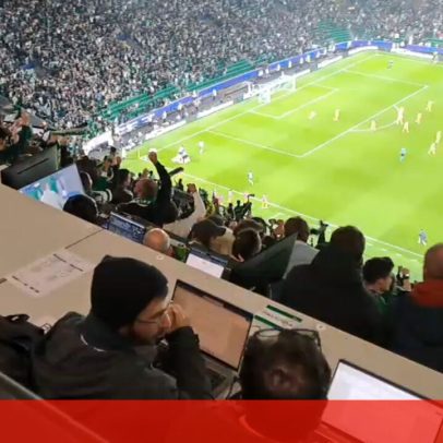 Maxi Araújo faz a reviravolta no jogo em Alvalade