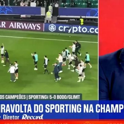 Sporting derrota Bodo/Glimt de forma expressiva, com relva diferente