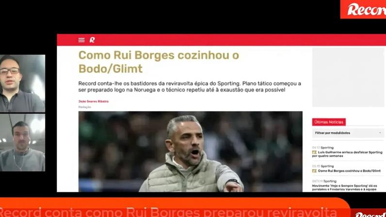 10 Minutos Record: Rui Borges, Braga e a ambição europeia do FC Porto