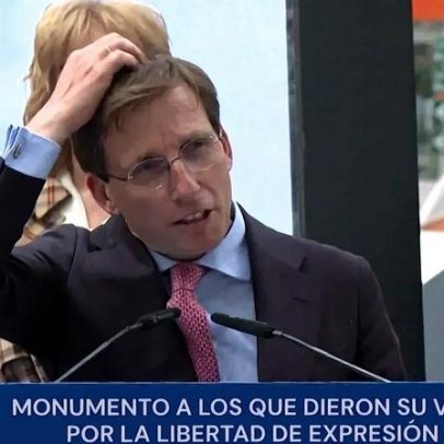 Presidente da Câmara de Madrid é atingido por pombo durante discurso