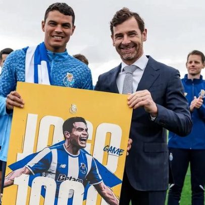 Villas-Boas no Olival para assinalar 1.000º jogo de Thiago Silva