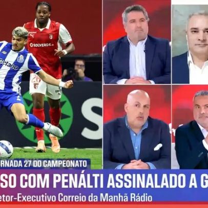 Análise ao lance que deu o 1-0 ao Sp. Braga-FC Porto: não foi penálti