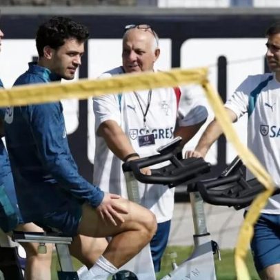 João Neves e Pote em recuperação marcam último treino antes do México