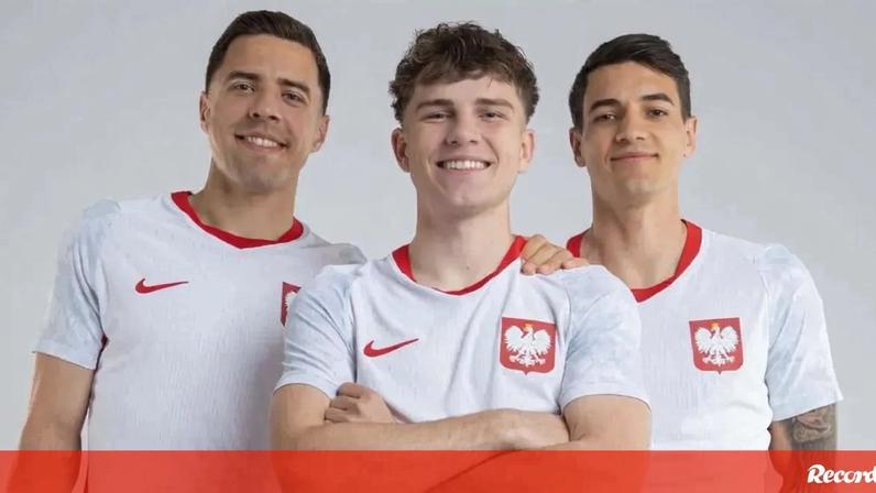 Bednarek, Kiwior e Pietuszewski divulgam juntos pela seleção da Polónia