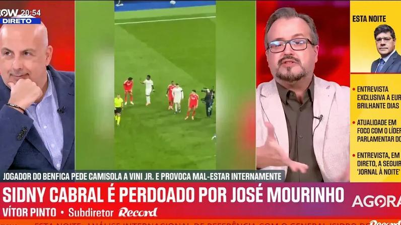 Vítor Pinto e o "castigo" de José Mourinho: «Até a águia Vitória ia para o banco menos Lopes Cabral»