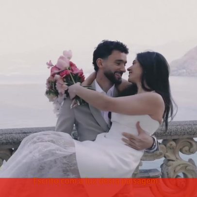 Imagens do casamento de João Mário no Lago de Como