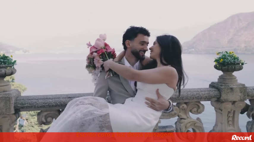 As imagens do casamento de João Mário no mágico Lago de Como