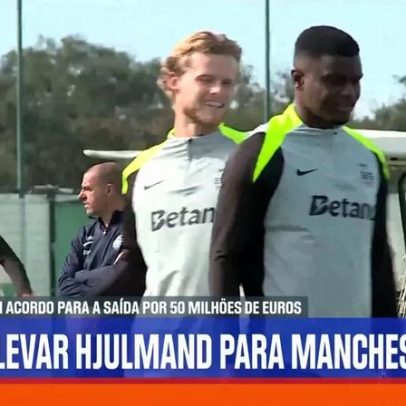 Hugo Viana quer levar Hjulmand do Sporting ao Manchester City, dizem ingleses