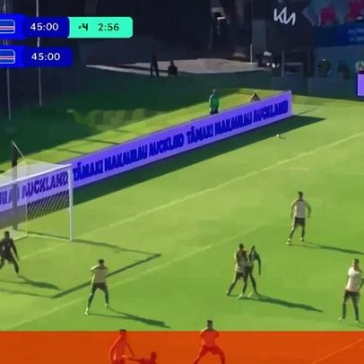 Golo de Lopes Cabral no jogo-treino entre Chile e Cabo Verde