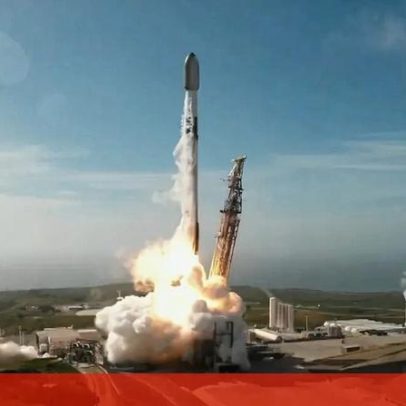 SpaceX lança foguete Falcon 9 na Flórida