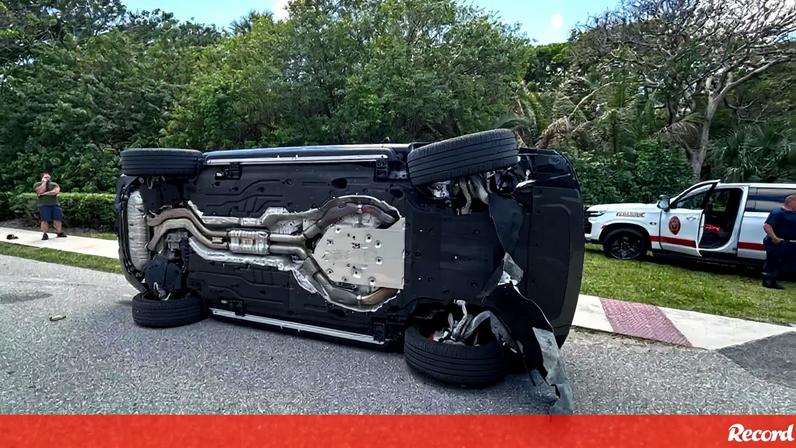 As imagens do estado em que ficou o carro de Tiger Woods após o acidente de viação na Florida