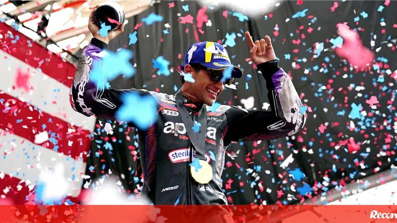 Jorge Martin celebra vitória no sprint em Austin