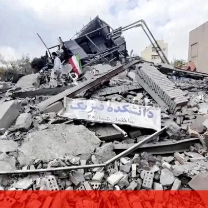 Vídeo mostra destruição após ataque aéreo israelita atingir campus iraniano