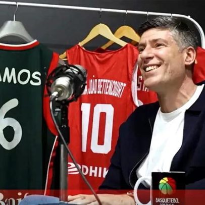 Recorde de pontos da Liga de basquetebol começa com Sérgio Ramos, irritado por banco