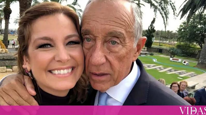 Vanessa Oliveira e Marcelo Rebelo de Sousa