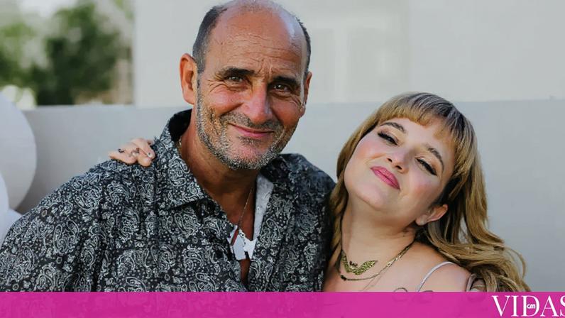 Carolina Deslandes e o pai Francisco