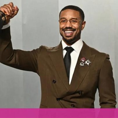 Michael B. Jordan celebra o Óscar com hambúrguer, mantendo tradição