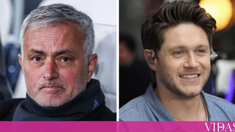 José Mourinho e Niall Horan