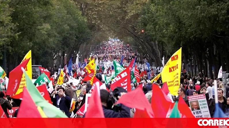 Manifestação da UGT