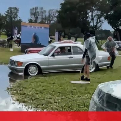 Tempestade em Miami afoga dezenas de carros clássicos e supercarros