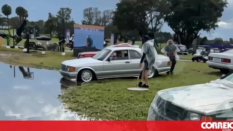 Tempestade em Miami afoga dezenas de carros clássicos e supercarros